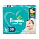 Fralda Pampers Confort Sec G - 38 Unidades