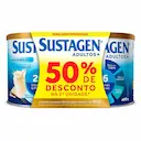 Kit Suplemento Alimentar Sustagen Adultos+ Baunilha com 2 unidades de 400g