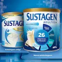 Kit Suplemento Alimentar Sustagen Adultos+ Baunilha com 2 unidades de 400g