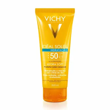 Protetor Solar Corporal Vichy Idéal Soleil Hydra Soft FPS 50 com 200ml