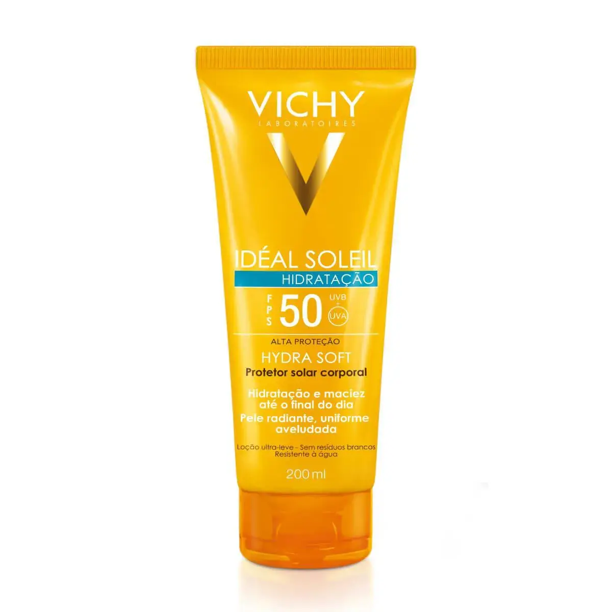 Protetor Solar Corporal Vichy Idéal Soleil Hydra Soft FPS 50 com 200ml