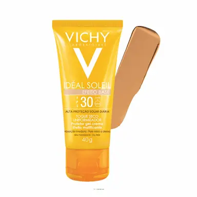 Protetor Solar Vichy Idéal Soleil Efeito Base FPS 30 com 40g