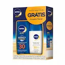 Kit Nivea Sun com 1 Protetor Solar Corporal FPS 30 de 200ml + 1 Protetor Solar Facial FPS 30 de 50ml