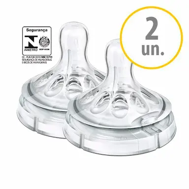 Bico de Mamadeira Philips Avent Pétala nº 4 com 2 unidades
