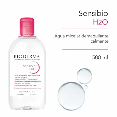 Água Micelar Demaquilante Bioderma Sensibio H2O Calmante com 500ml