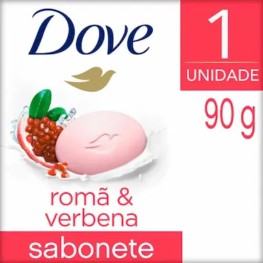 Sabonete Dove Go Fresh Revigorante Romã e Verbena 90g