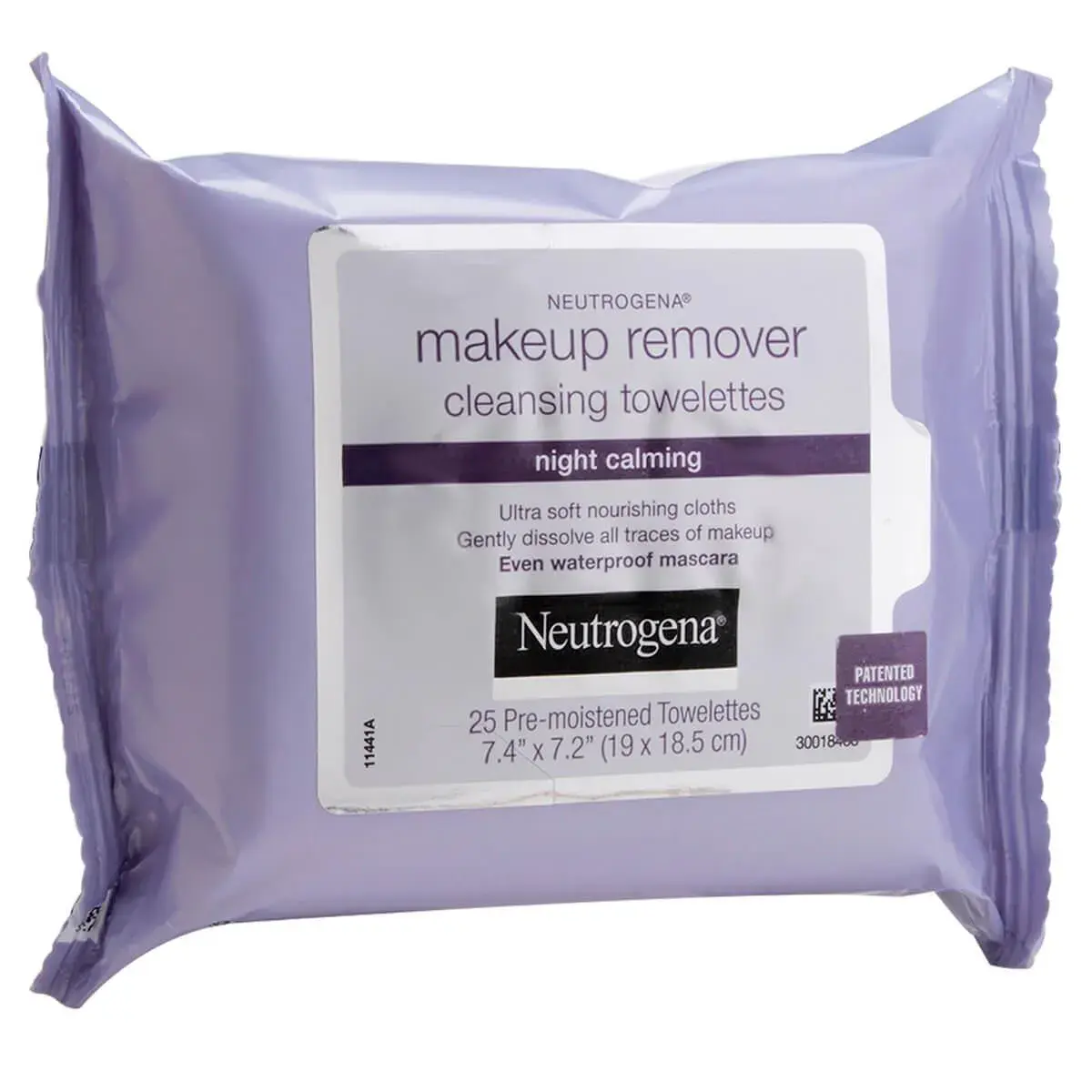 Lenço Demaquilante Neutrogena Night Calming com 25 unidades