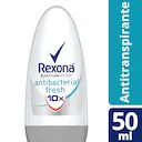 Rexona Antibacterial Fresh Desodorante Roll-On Feminino com 50ml