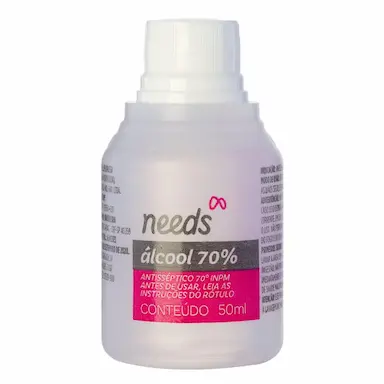Álcool Líquido 70% Needs com 50ml