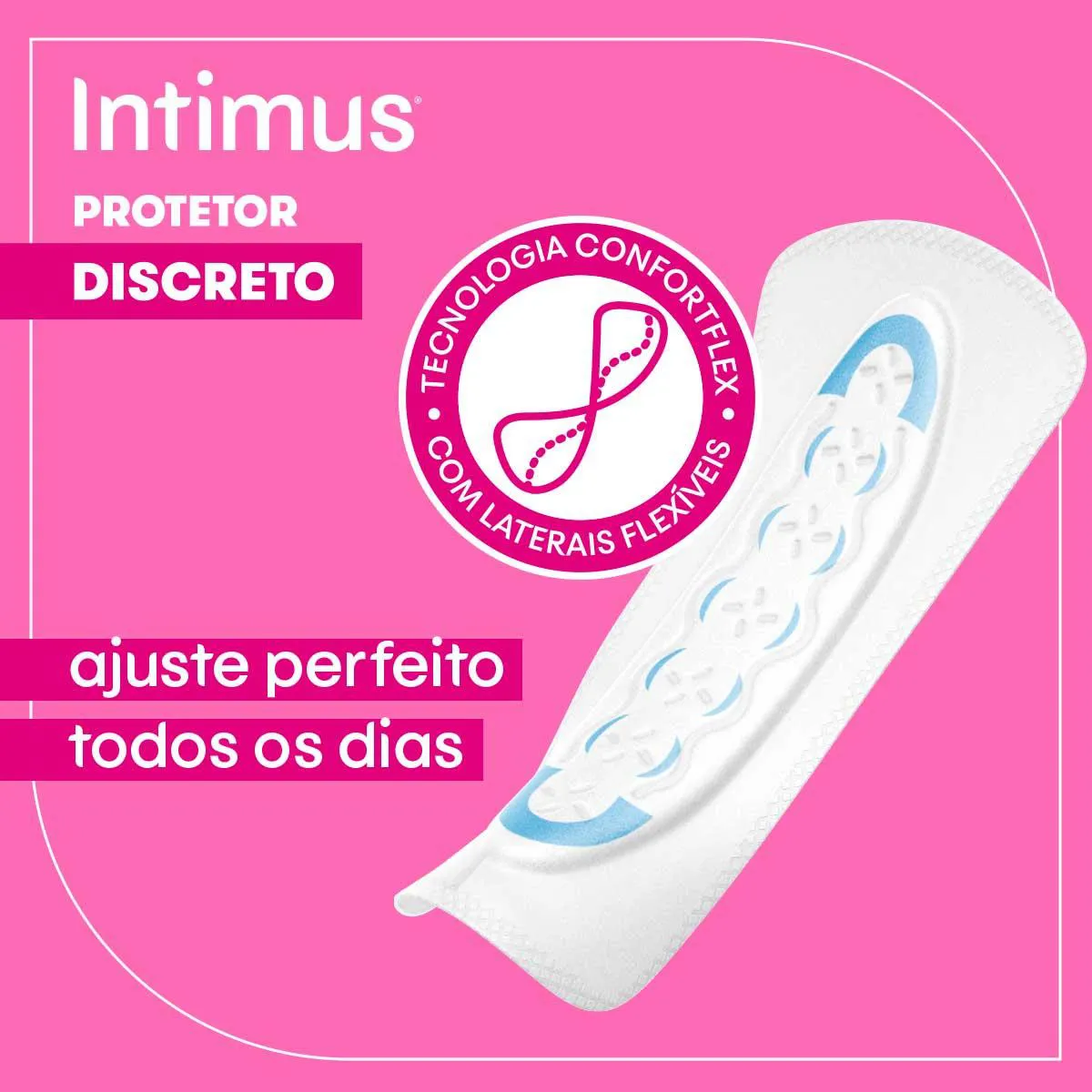 Protetor Diário Intimus Discreto Ultrafino com 80 Unidades