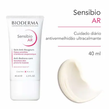 Creme Hidratante Facial Bioderma Sensibio AR Ultracalmante Pele Sensível com 40ml