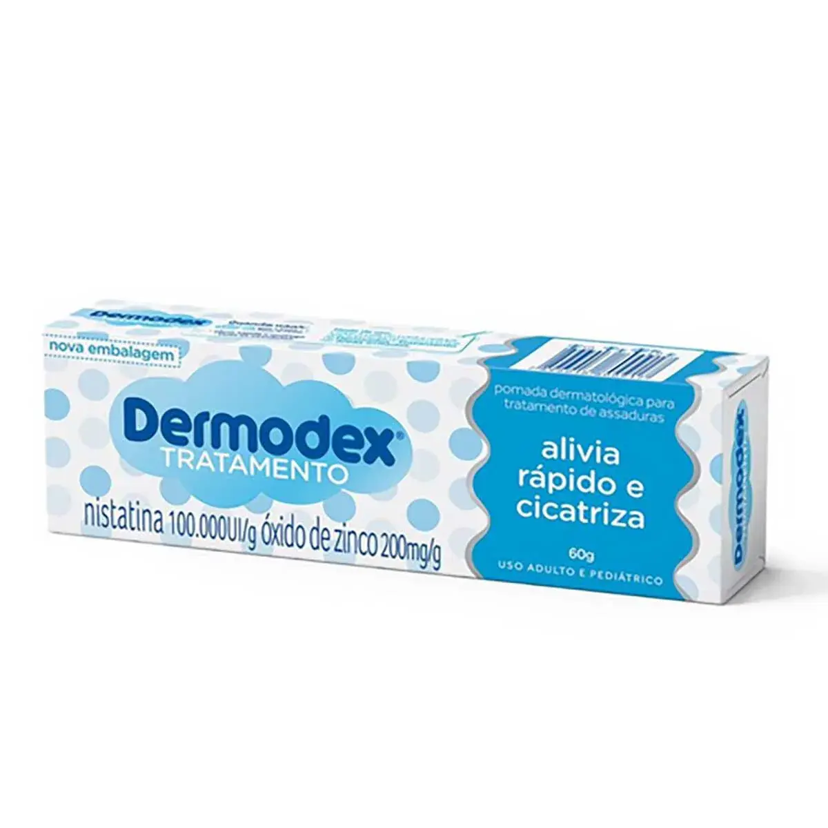 Pomada para Assaduras Dermodex Tratamento 100.000UI/g + 200mg/g 60g