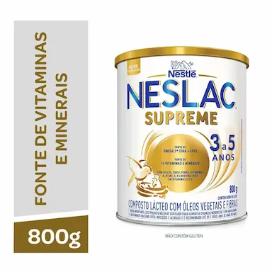 Composto Lácteo Neslac Supreme Nestlé Fase Pré-Escolar 800g