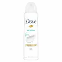 Desodorante Dove Sensitive Sem Perfume Aerossol Antitranspirante com 150ml
