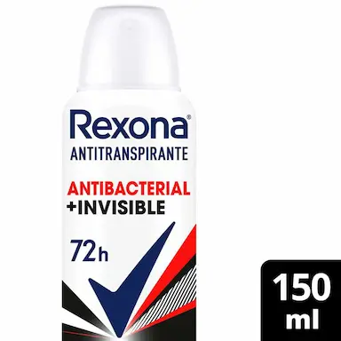 Desodorante Rexona Antibacterial + Invisible Aerossol Antitranspirante com 150ml