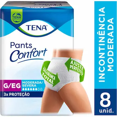 Roupa Íntima Tena Pants Confort G/EG 8 unidades