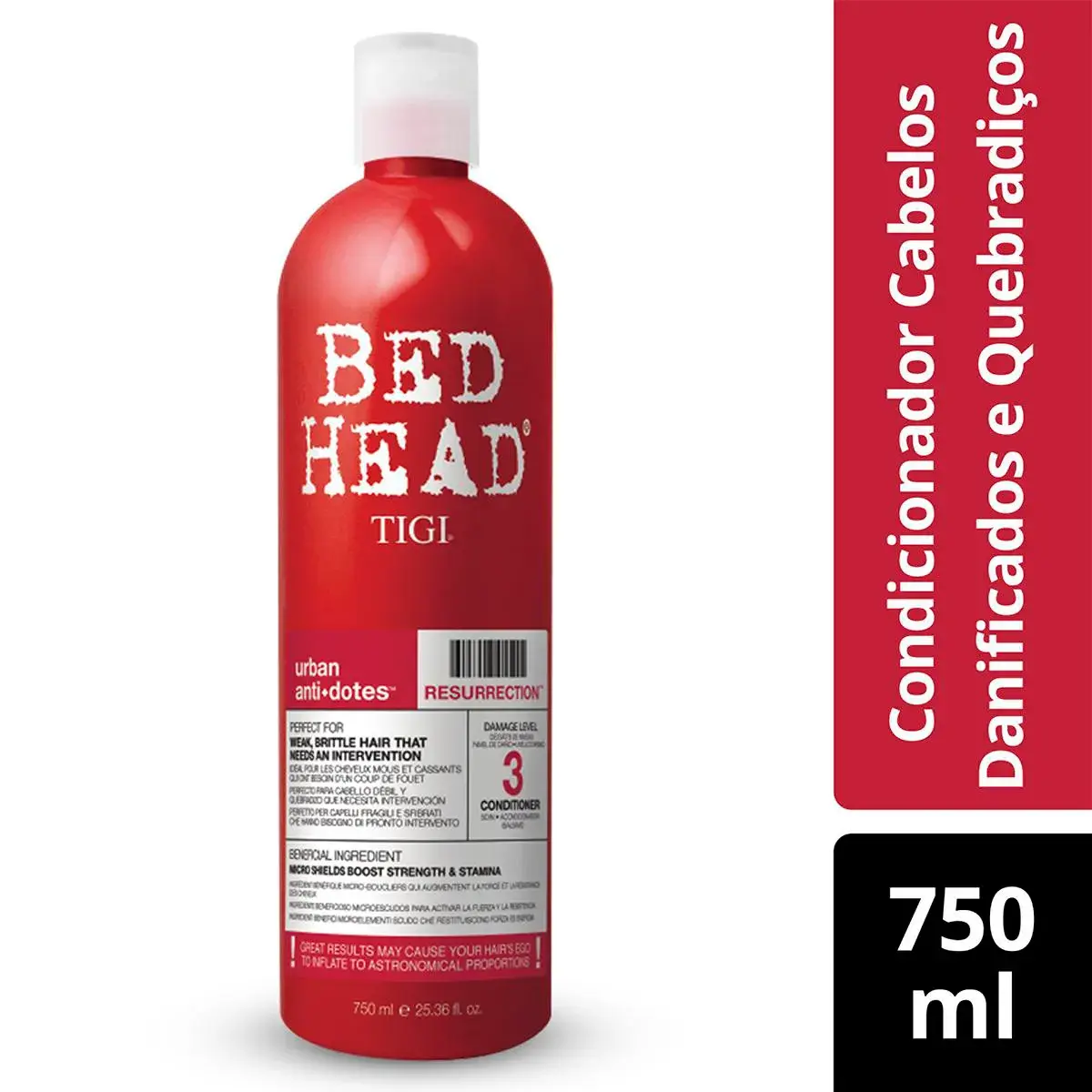 Condicionador Tigi Bed Head Urban Anti+Dotes Resurrection com 750ml