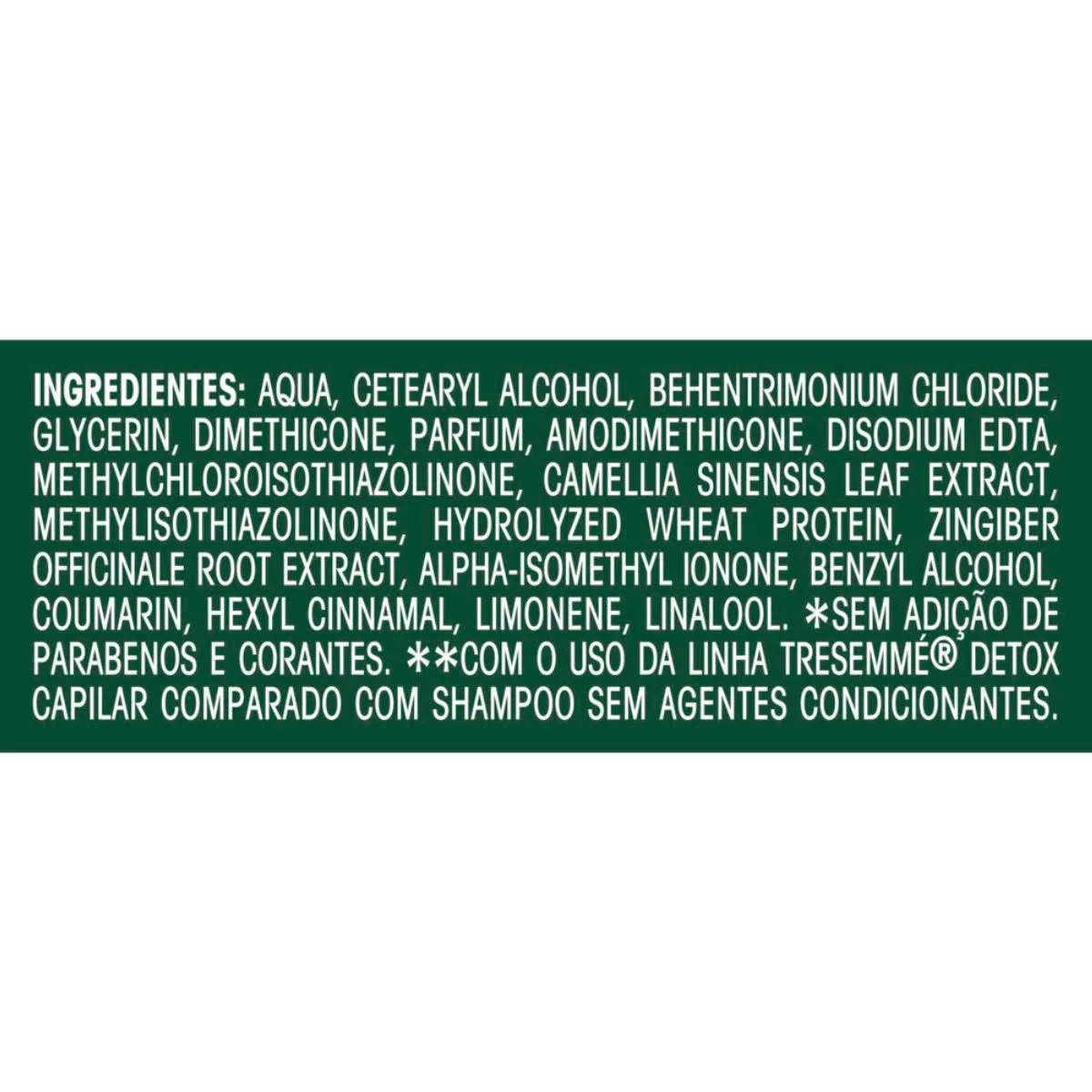 Condicionador TRESemmé Baixo Poo + Nutrição com 400ml