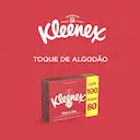Lenço de Papel Kleenex com 100 Unidades