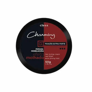 Pomada Modeladora Charming Efeito Molhado Extra Forte 50g