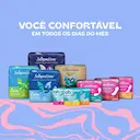Absorvente Sempre Livre Adapt Plus Noite e Dia Suave Com Abas com 16 unidades