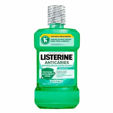 Enxaguante Antisséptico Bucal Listerine Anticáries Zero Álcool com 500ml