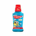 Enxaguante Antisséptico Bucal Colgate Plax Kids Zero Álcool Minions com 250ml