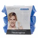 Kit Lenços de Limpeza Facial e Demaquilante Neutrogena Deep Clean com 3 pacotes de 25 unidades