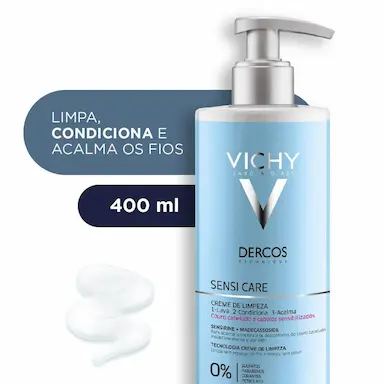 Creme de Limpeza para Cabelos Vichy Dercos Sensi Care 400ml