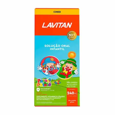 Lavitan Kids Sabor Laranja Solução Oral com 240ml