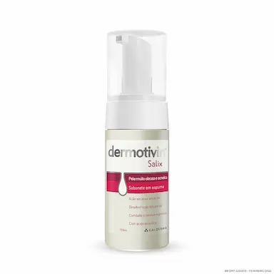 Sabonete em Espuma Facial Dermotivin Salix 130ml