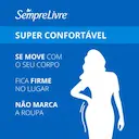 Absorvente Sempre Livre Adapt Plus Cobertura Suave Sem Abas com 8 unidades
