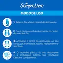 Absorvente Sempre Livre Adapt Plus Cobertura Suave Sem Abas com 8 unidades
