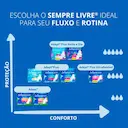 Absorvente Sempre Livre Adapt Plus Cobertura Suave Sem Abas com 8 unidades
