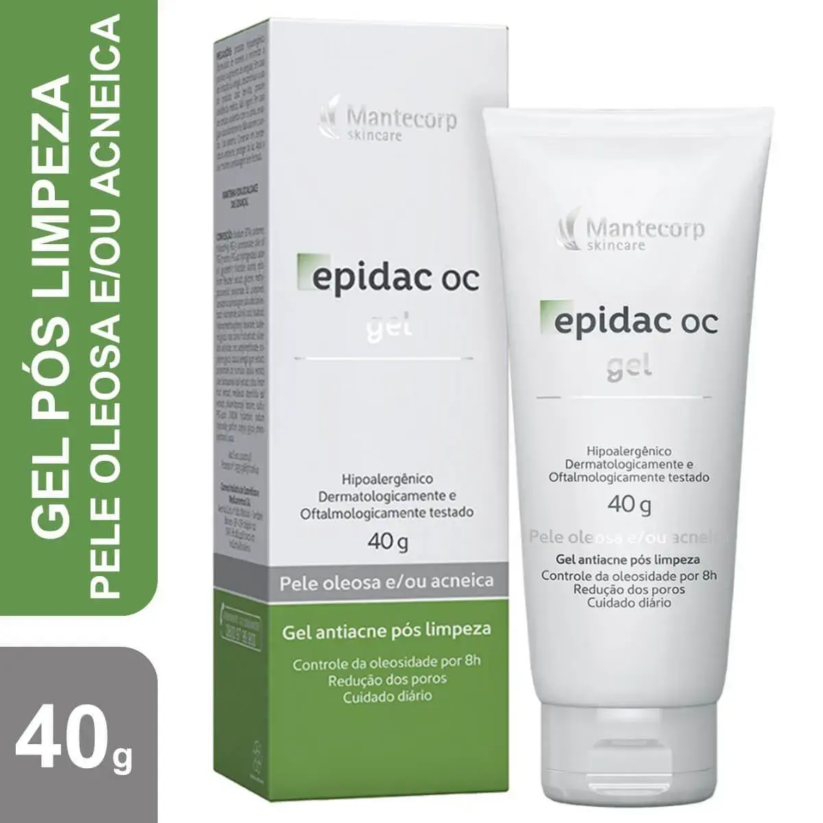 Gel Antiacne Pós Limpeza Epidac OC com 40g