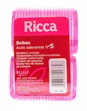 Bobes para o Cabelo Ricca Auto Aderente N° 5 com 2 unidades