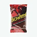 Camisinha Blowtex Morango com Chocolate com 3 unidades