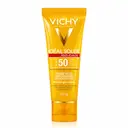 Protetor Solar Facial Vichy Idéal Soleil Anti-Idade Toque Seco FPS 50 com 40g