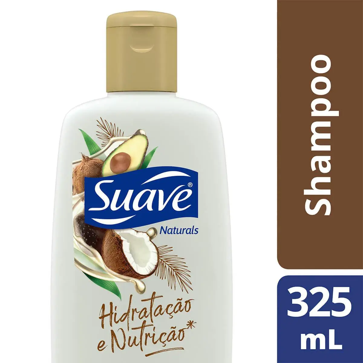 Shampoo Suave Naturals Hidratação e Nutrição Óleo de Coco e Abacate