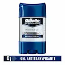 Desodorante Antitranspirante Clear Gel Gillette Antibacteriano Masculino com 82g
