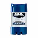 Desodorante Antitranspirante Clear Gel Gillette Antibacteriano Masculino com 82g