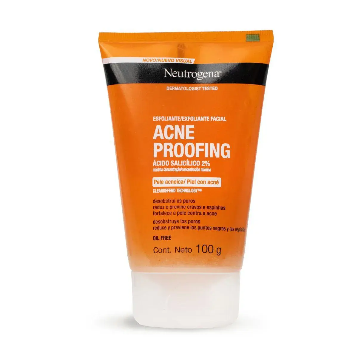 Esfoliante Facial Antiacne Neutrogena Acne Proofing com 100g