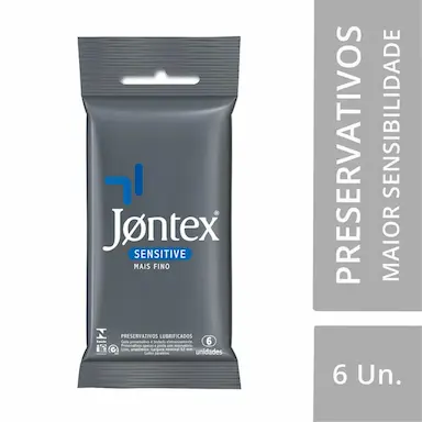 Camisinha Jontex Sensitive com 6 unidades