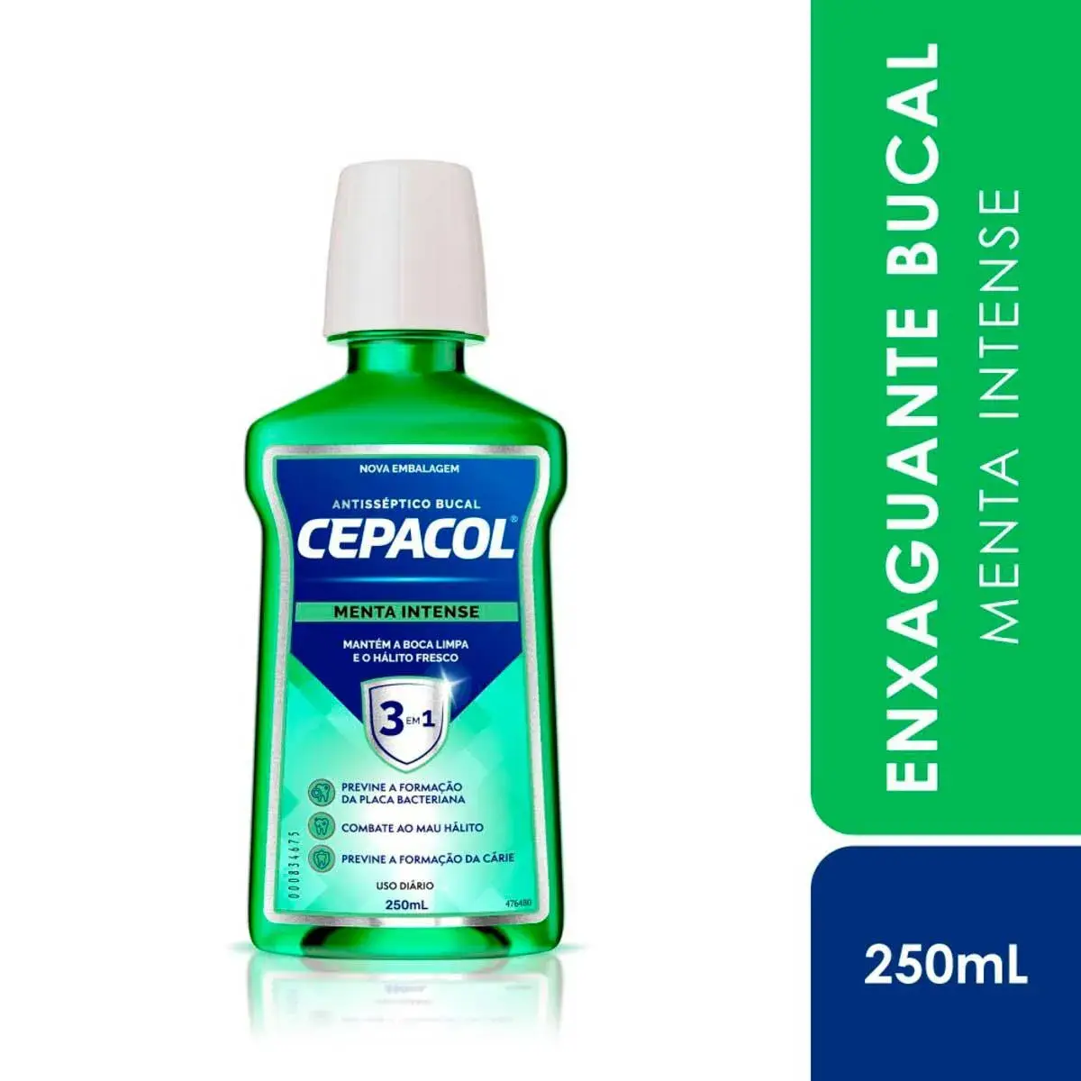 Enxaguante Antisséptico Bucal Cepacol Menta Intense 250ml