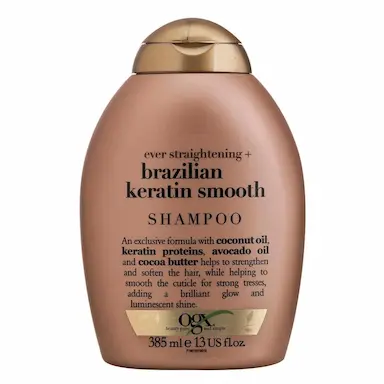 Shampoo OGX Brazilian Keratin Smooth com 385ml