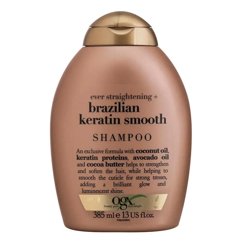 Shampoo OGX Brazilian Keratin Smooth com 385ml