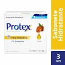 Kit Sabonete em Barra Protex Pro Hidrata Argan com 3 unidades de 85g cada