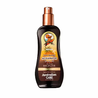Bronzeador Australian Gold Accelerator Spray Gel com 237ml