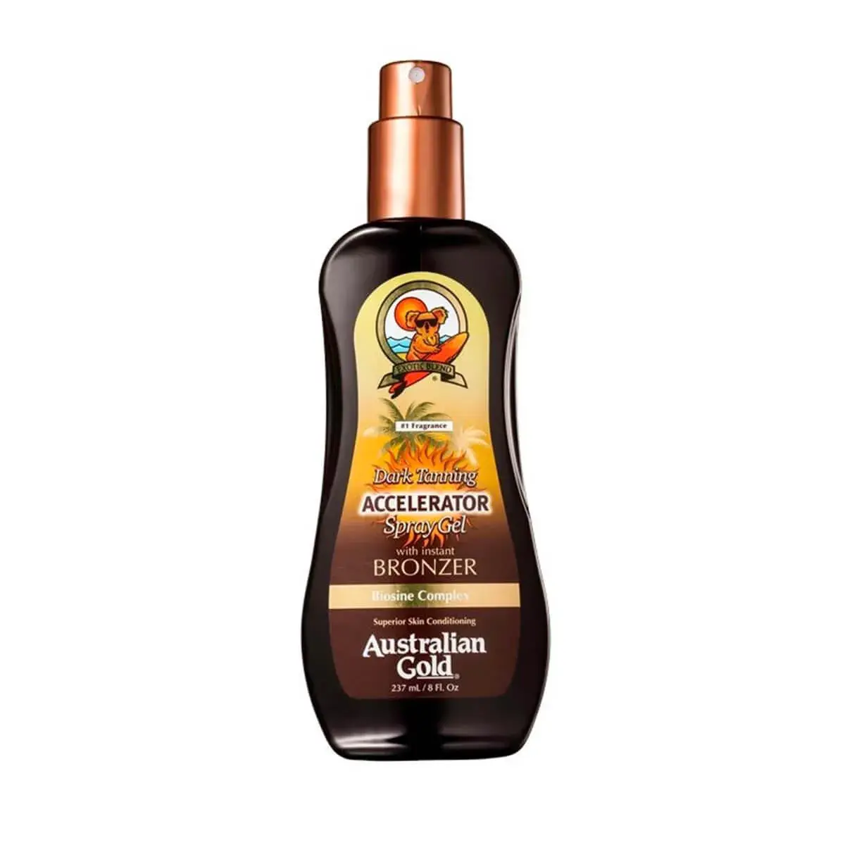 Bronzeador Australian Gold Accelerator Spray Gel com 237ml
