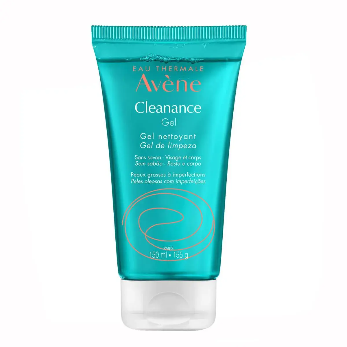 Gel de Limpeza Avène Cleanance Rosto e Corpo com 150ml